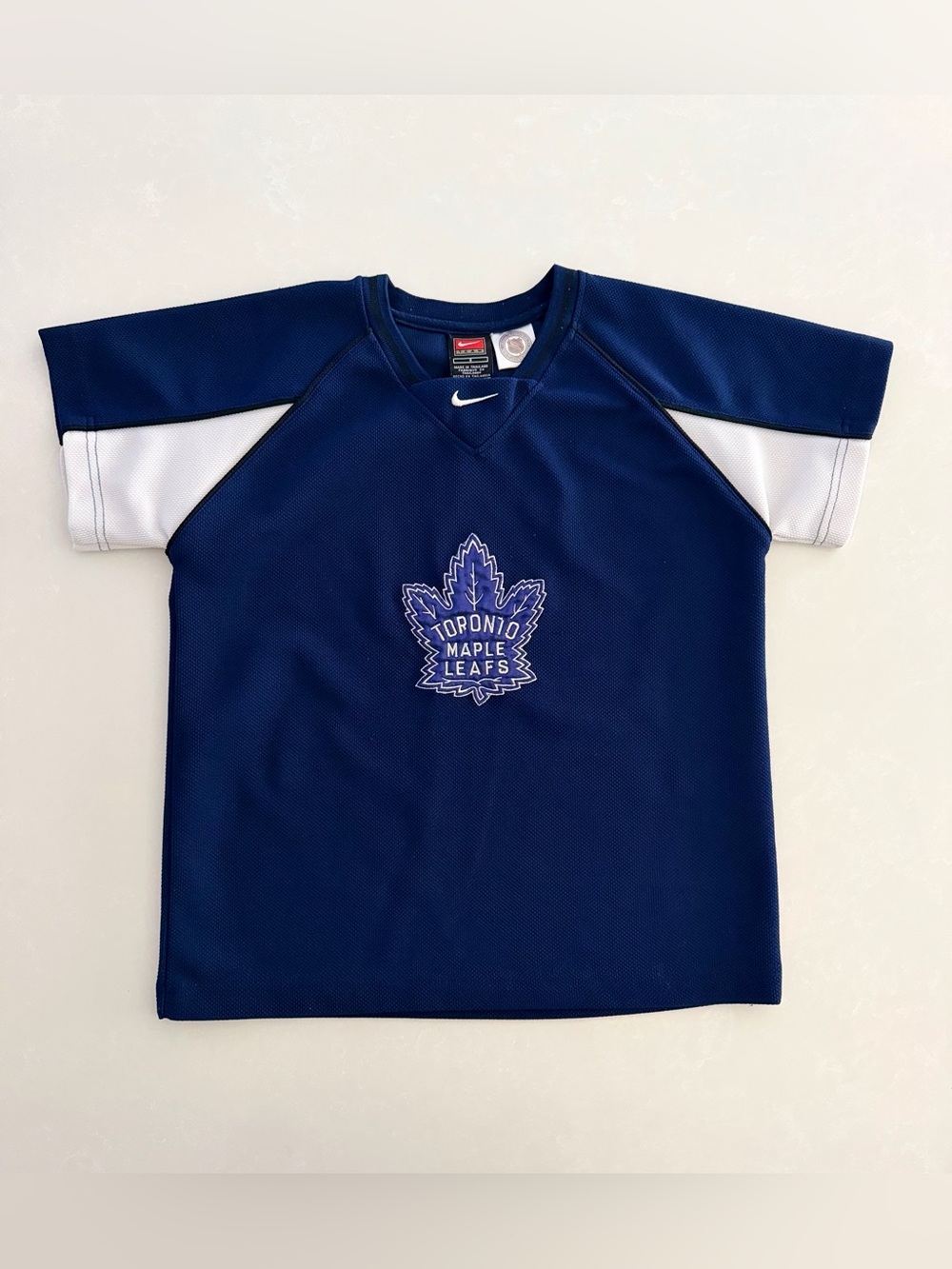 Vintage Nike Team Toronto Maple Leafs Kids Jersey • Youth Size Small (8-10)